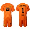 Maillot de Gardien Borussia Dortmund Kobel 1 2022-23 Pour Enfant